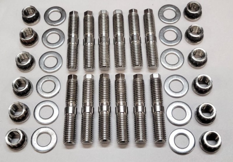 Exhaust Manifold Stainless Stud Kit For 1989-19 5 9l 6 7l Cummins Turbo Diesel