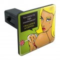 You Think I M High Maintenance Challenge Accepted Tow Trailer Hitch Cover Plug Insert