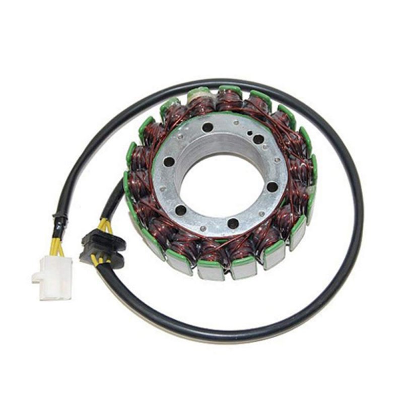 Esg089 Stator For Vmx1200 V-max 1985 To 2007 Plug In Replacement With Connectors And Seals