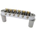 2024 New Silver Tune-o-matic Bridge W Roller Saddles 6 Independent Intonation Adjustment M8 Posts Fit For Epiphone Les Paul Sg 