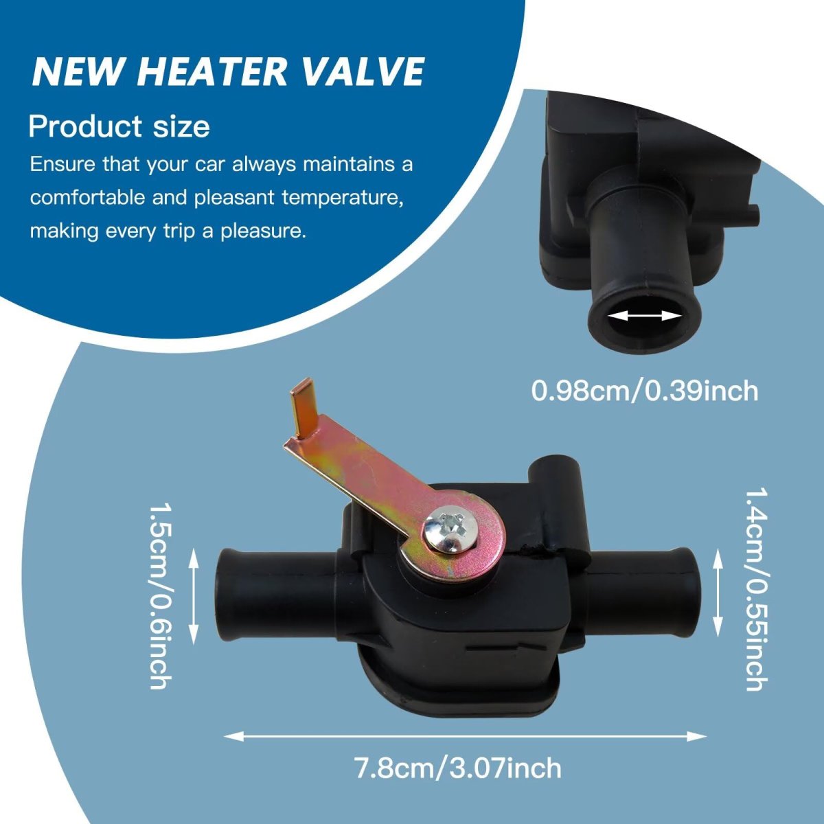 8724004030 Replacement Heater Valve Fit For 2004 Toyota Tacoma Pre Runner Standard Cab Pickup 2-door
