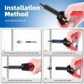 Glarks 46pcs Plastic Poly Rivet Gun Set With 40pcs Assorted Rivets Fastener Removal Tool Universal Pick And Hook For Installing