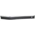 Chevy K2500 K3500 Front Bumper Trim Passenger Side Molding 1994 2000 Plastic Black With Chrome Impact Strip 2 Piece Type 