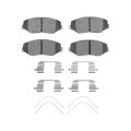 Front Disc Brake Pads For Acura Ilx 2013 2014 2015 Ceramic Friction Low Dust With Clips Hardware And Shims 5 58 In Pad Length 