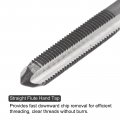 Uxcell 1 Pair Metric Hand Tap Set M4 X 0 5er Bottom Thread Taps Alloy Tool Steel Screw Tap Kit Threading Tapping Tools For