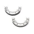 Niche Cycle Supply Rear Grooved Brake Shoes For Suzuki Sp400 1980 