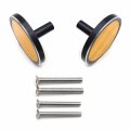 Httmt- Universal Orange Motorcycle Front Fender Reflector Frame Slider Screw Bolt Compatible With Sport Street Bike P N