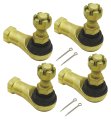 Two Tie Rod End Kit For Yamaha Big Bear 400 Yfm400 2000-2004