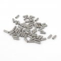 M2x5mm Metric 304 Stainless Steel Hex Socket Set Grub Screws Silver Tone For Towel Rack Door Knob 50pcs 
