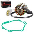 2d1-81410-10-00 Magneto Stator And Gasket For Yamaha Yzf-r1 R1 Fz1 Fz8 Fzs1 2004-2016 2d1-15451-10-00 5vy-15451-10-00 