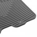 Ikon Motorsports Custom Fit Floor Mats For 2007-2014 Toyota Fj Cruiser Gray Latex Rubber All Weather Car Auto Front Rear