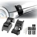 Heavy Duty Metal Hood Latches Skull Edition For 2007 2025 Jeep Wrangler Jk Jl And Gladiator Jt Set Of 2 With Installation 