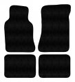 Custom Fit Front Rear Carpet Floor Mats Black For Mercedes-benz 450sel Base 1980 1979 1978 1977 1976 1975 1974 1973 