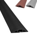 Electriduct D-2 Rubber Duct Cord Cover 5 Feet Black Floor Cable Protector 