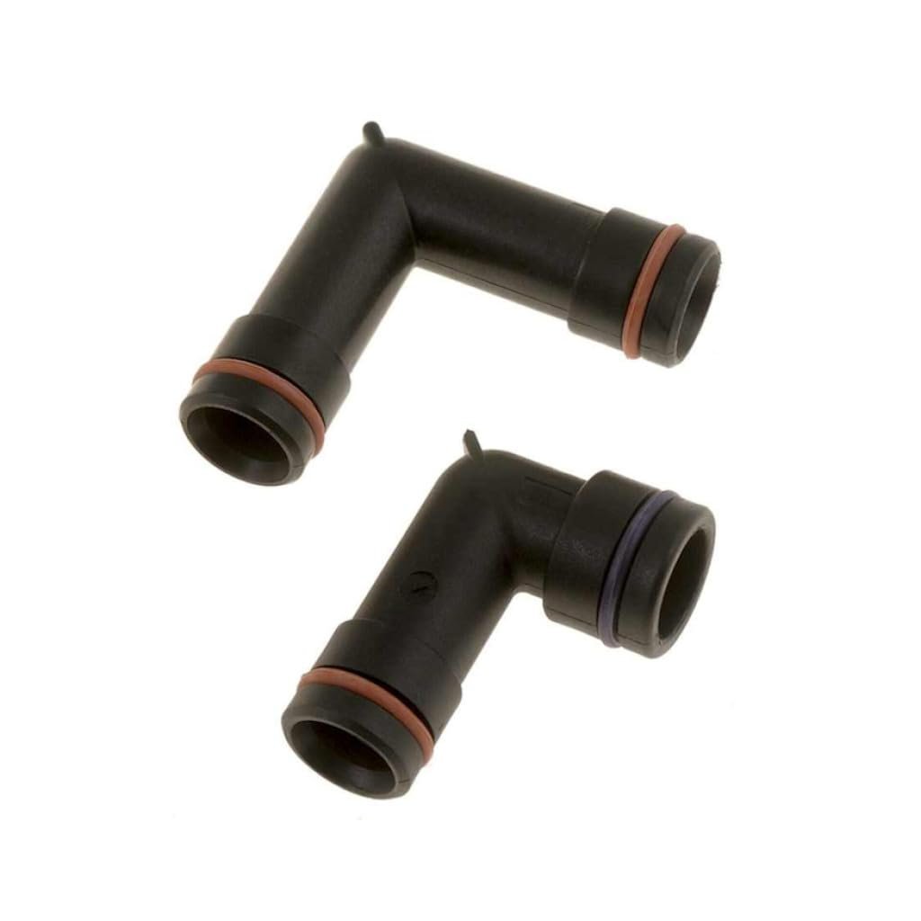 Heater Hose Fittings For Buick Lacrosse 2005 2006 2007 2008 2009 2 Plastic Black Elbow Connectors 0 866 In Outside Diameter