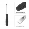 Uxcell Mini Slotted Screwdriver 3 0mm Flat Head With Non-slip Handle For Small Appliances 2 Pcs