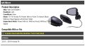 Marketplace Auto Parts Left Driver Side Power Mirror Without Heat Turn Signal Black Compatible With 2015-2019 Honda Fit