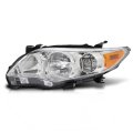 Left Side Headlight Assembly For Toyota Corolla 2011 2012 2013 Halogen Headlamp Replacement White Part Number To2502204 