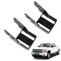 2 Pcs Front Bumper Bracket Steel Replacement For 2011 2012 2013 2014 Silverado 2500 Hd 3500 And Sierra 20966182 Gm1066195 Black 