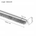 Uxcell Brush Weather Stripping 10m 32 8ft Card-slot Seal Strip Pile Weatherstrip Sweep Elastic For Door Window 6x6mm Wxh