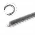 Uxcell Brush Weather Stripping 10m 32 8ft Card-slot Seal Strip Pile Weatherstrip Sweep Elastic For Door Window 6x6mm Wxh