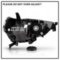 Acanii For 2014-2020 Toyota 4runner Halogen Factory Style Chrome Projector Headlight Headlamp Replacement Driver Side