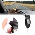 Alkoholtest-alcool Test Portable Breath Alcohol Testeralyzer With Lcd Screen Digital Analyzer Keychain Breath For 5 Mouthpieces