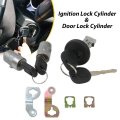 Ignition Lock Cylinder Switch Door W Keys With Clips Replace Dl-711 Dl1989 Dl224 598007 For 2005 Gmc Sierra 3500 Sle Standard
