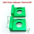 Tc-motor Cnc Green 15mm Chain Adjuster Tensioner Alex Block For Chinese Pit Dirt Motor Bike Motorcycle Thumpstar 90cc 110cc