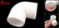 Uxcell 5 Pcs 25mm Inner Diameter 90 Degree Elbow Pvc Pipe Connectors Fittings