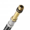 Uxcell 16 Inch Long Faucet Supply Line Connector 2pcs G1 2 Female Compression Thread X M10 Male Braided 304 Stainless Steel