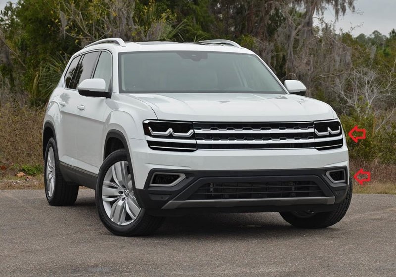 Blinglights Brand Tinted Headlight Film Covers For 2018-2023 Volkswagen Vw Atlas