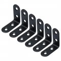 6pcs Angle Bracket Stainless Steel 50 X 50mm Corner Brace Fastener Protector Shelf Support Connection Fastening Chair Wood 
