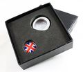 Cuztom Tuning Blue Red Uk Union Jack Engine Start Button Emblem Fit Mini Cooper S Jcw R56 R57 R60