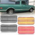 Led Side Marker Lights Replacement For 1968-1972 Chevy C K Series Trucks 1968-1995 G G10 G20 Van Amber Front Rear Red Signal