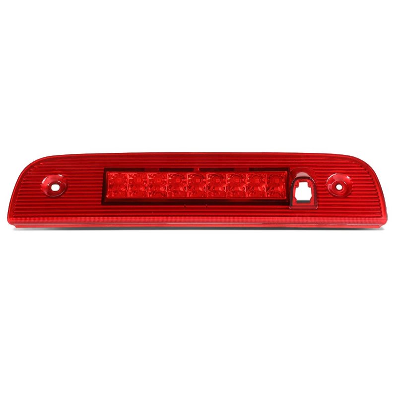 Red Lens Led Third Brake Light For 07-12 Dodge Nitro 3bl-dnit07-led-rd Waterproof High Mount Stop Assembly Rear Tail Bar