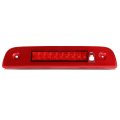 Red Lens Led Third Brake Light For 07-12 Dodge Nitro 3bl-dnit07-led-rd Waterproof High Mount Stop Assembly Rear Tail Bar 