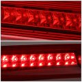 Red Lens Led Third Brake Light For 07-12 Dodge Nitro 3bl-dnit07-led-rd Waterproof High Mount Stop Assembly Rear Tail Bar