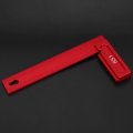 Aluminum Alloy Right Angle Ruler 200mm 90 Degrees Woodworking Line Scriber Tool With Inch Metric Scales For Carpentry