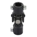 Universal Steering U Joint Shaft 5 8 36 Spline 3 4 In Dd Single Black Steel Coupling 96mm 35 Degrees Working Angle Automotive 