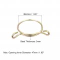 Uxcell Fuel Line Hose Clips 5pcs 42mm Id Fit 43 5-44mm Od 65mn Steel Water Pipe Air Tubing Spring Clamps For Motorcycle Scooter
