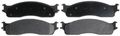 Sgd965m Service Grade Semi-metallic Disc Brake Pad Set For Rear Position 
