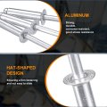 50pcs 3 16 X3 8 Aluminum Countersunk Blind Rivet Open-end Type Rivets For Diy Sheet Metal Automotive Repairs Furniture Boat And