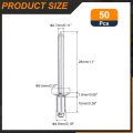 50pcs 3 16 X3 8 Aluminum Countersunk Blind Rivet Open-end Type Rivets For Diy Sheet Metal Automotive Repairs Furniture Boat And