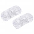Inline Cord Switch Ac 250v 2a 500w Spst On Off Rocker Table Lamp Desk Light Clean Pack Of 2 