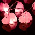 4 9 Ft Hippo Led String Lights 10 Battery Powered Warm White Decorative For Baby Room Kids Bedroom Garden And Party Decorations