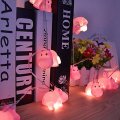 4 9 Ft Hippo Led String Lights 10 Battery Powered Warm White Decorative For Baby Room Kids Bedroom Garden And Party Decorations