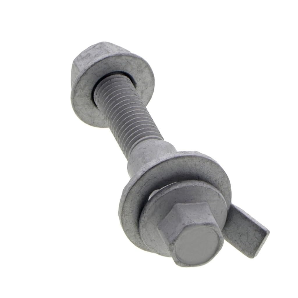Alignment Cam Bolt Set For 2007 2008 2009 Lexus Rx350 Camber Adjustment With Hexagonal Head Black Front Position
