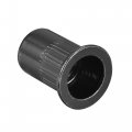 M10 Rivet Nuts Carbon Steel Zinc-plated Knurled Flat Head Threaded Insert Nut Black 50pcs