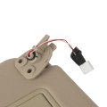 Sun Visor Left Driver Side Beige For Hyundai Sonata 2005 2006 2007 2008 Adjustable Replacement Car Interior Shade 